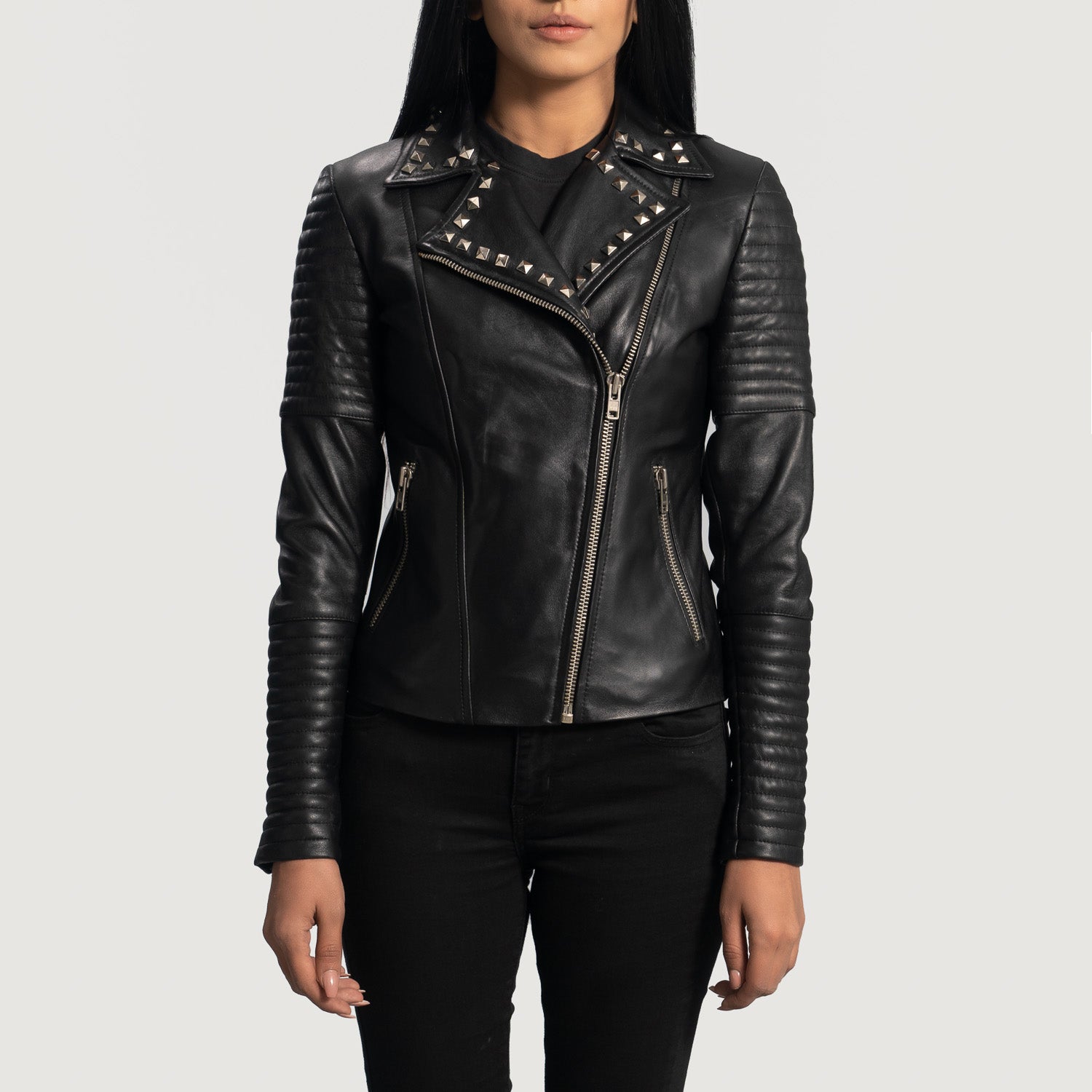 Custom Pru Grimson Leather Jacket