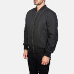 Zack Black Bomber Jacket 2