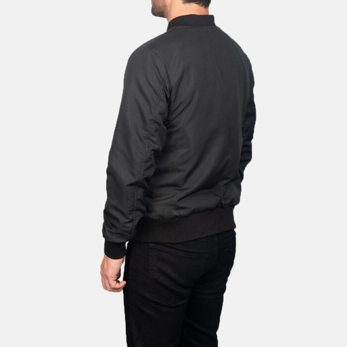 Zack Black Bomber Jacket 5