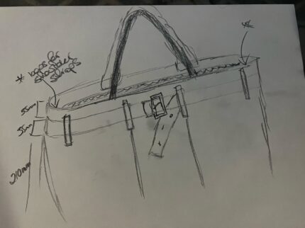 Custom Shane Hunter Leather Bag 2