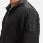 Ethan Hybrid Suede Bomber Jacket 6
