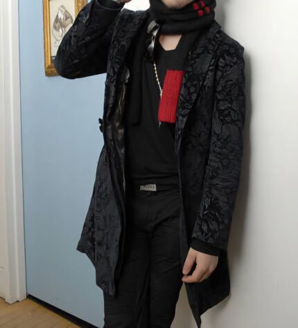 Custom Darren Povall Velvet Fabric Coat 2