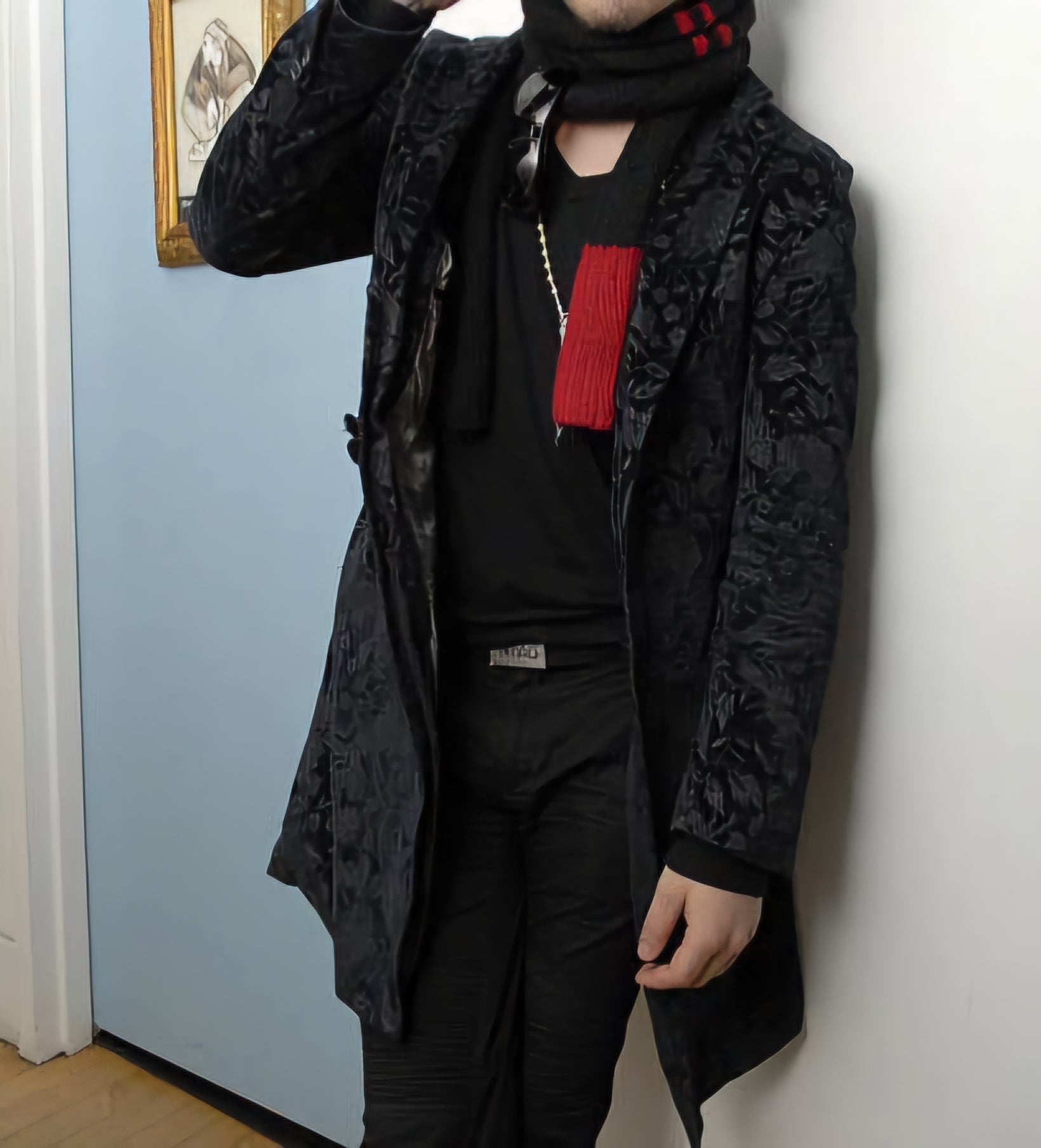 Custom Darren Povall Velvet Fabric Coat 2