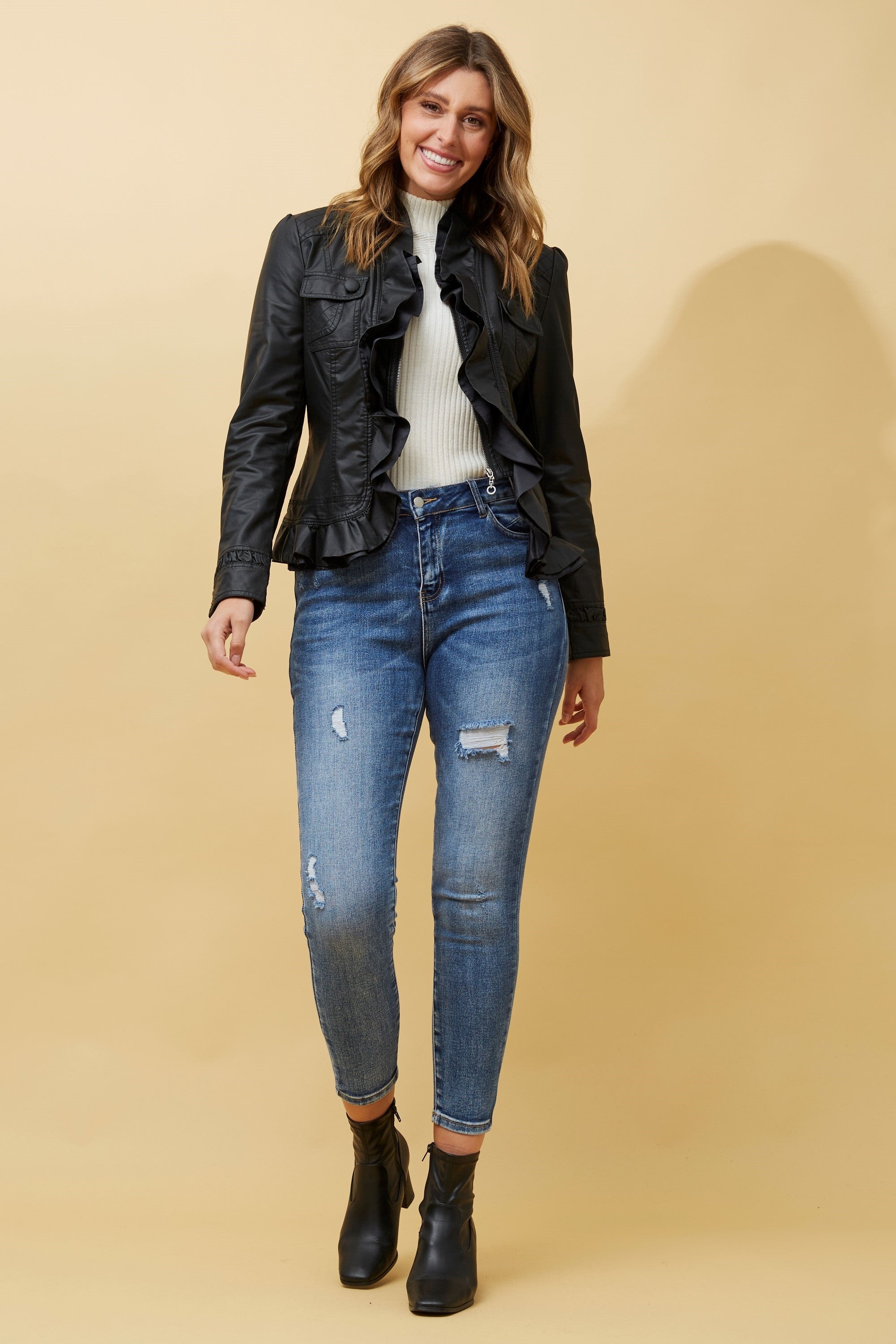 Custom Alison Lobb Leather Jacket 1/2 Installments 2