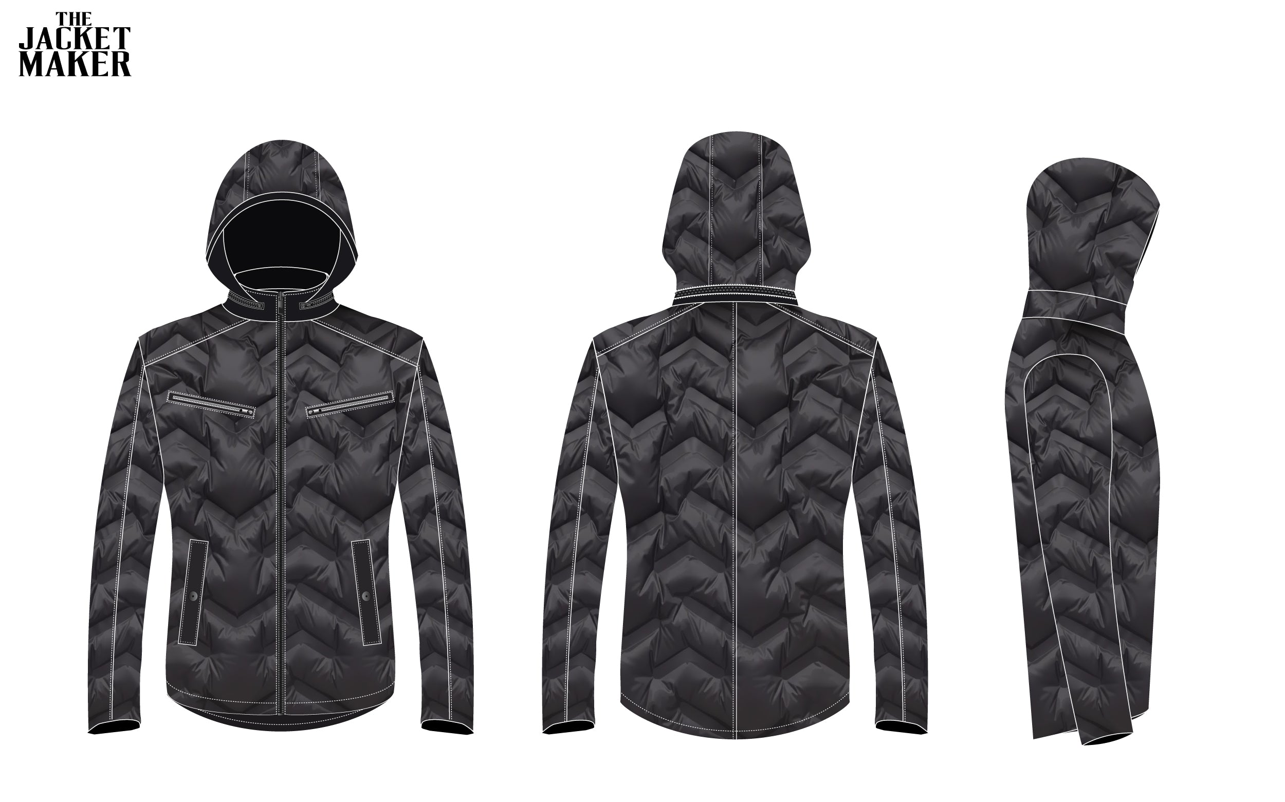 Custom Josh Ushay Nylon Fabric Jacket