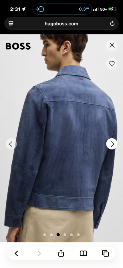 Custom Mark Richardson Suede Jacket