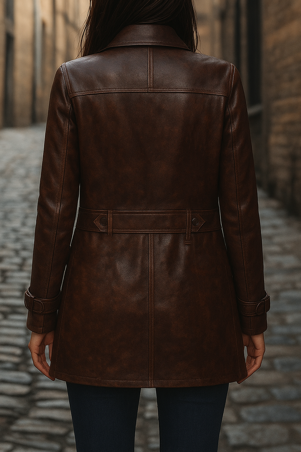 Custom Shelia Leather Coat 2