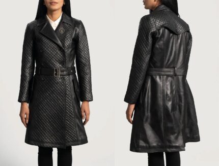 Custom Queen.S.Bob Influencer Leather Coat