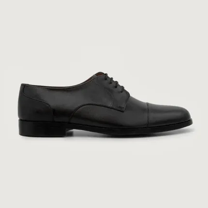 Attorney Derby Black Leather Shoes 2