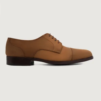 Attorney Derby Brown Nubuck Leather Shoes 2