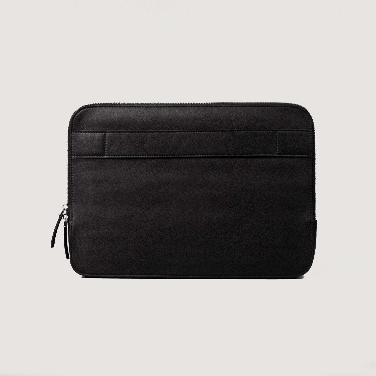 The Baxter Black Leather Laptop Sleeve 3