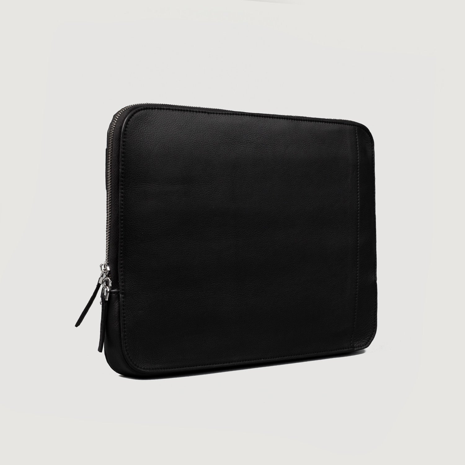 The Baxter Black Leather Laptop Sleeve 7