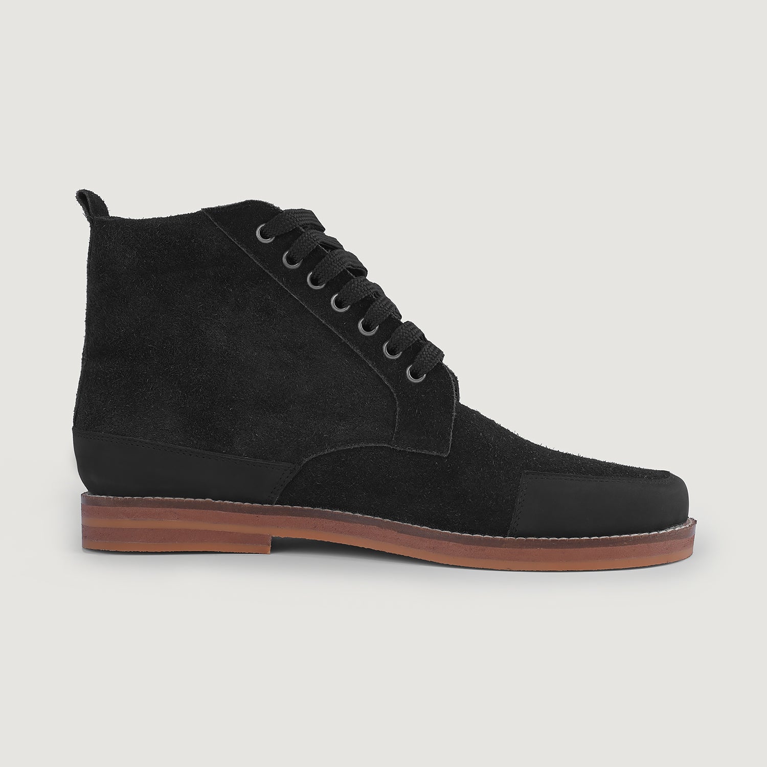 Carnell Moc Toe Black Suede Boots 2