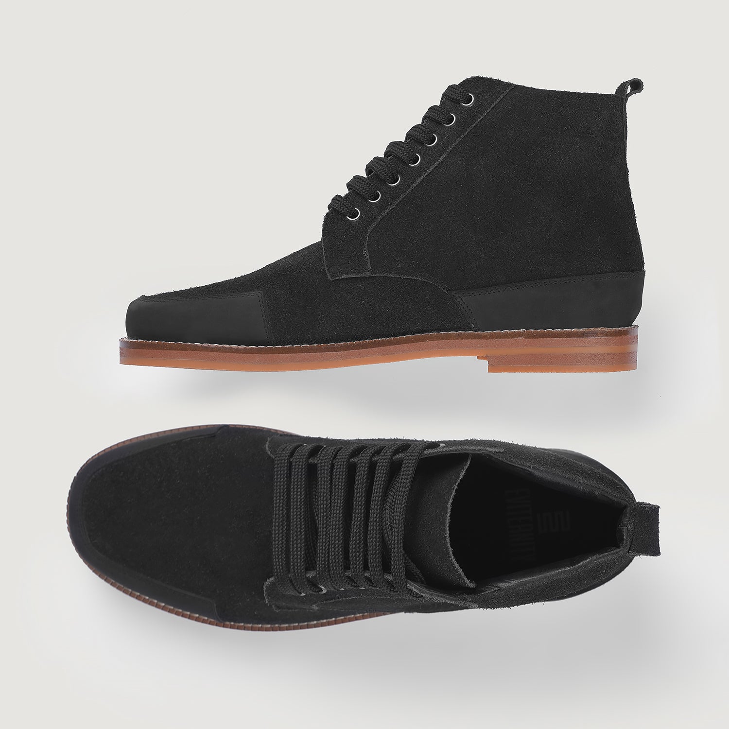 Carnell Moc Toe Black Suede Boots 3