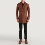 Classmith Brown Leather Coat 3