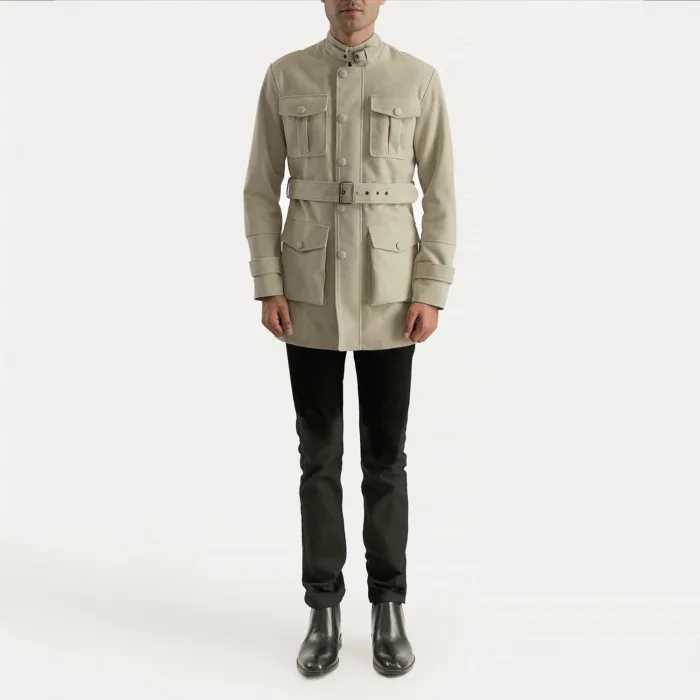 Dolf Off-White Suede Jacket 3