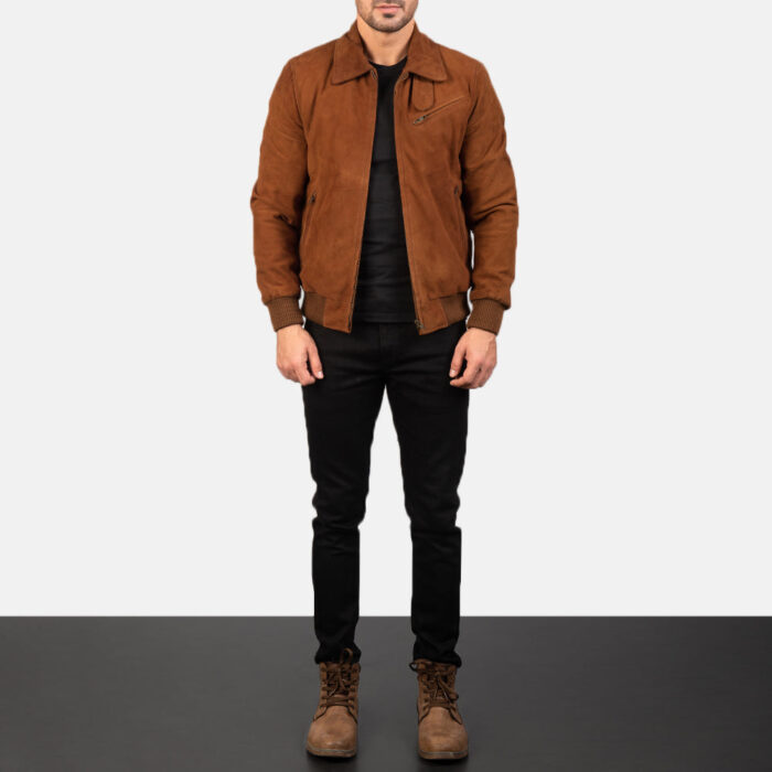 Tomchi Tan Suede Leather Jacket 3