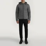 Tyler Grey Hooded Puffer Jacket 3