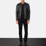 Youngster Black Leather Biker Jacket 3