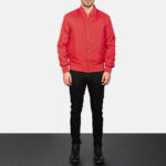 Zack Red Bomber Jacket 3